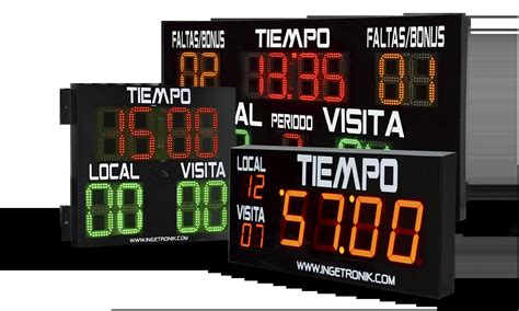 marcadores electrónicos deportivos.